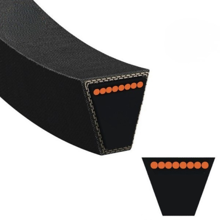 Courroie lisse trapézoïdale Optibelt 4L890