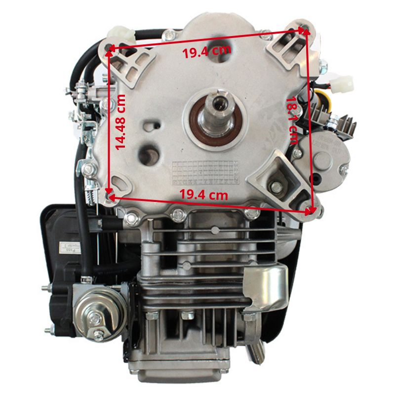 Moteur autoportée Loncin 1P85FA - 352 cm³ + échappement