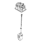 Moteur de coupe robot tondeuse Husqvarna 305, 310, 315 - 529695902