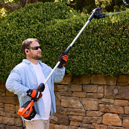 Taille-haie sur perche à batterie Echo DCHCA310, coupe 49cm Taille-haie sur perche à batterie Echo DCHCA310, coupe 49cm