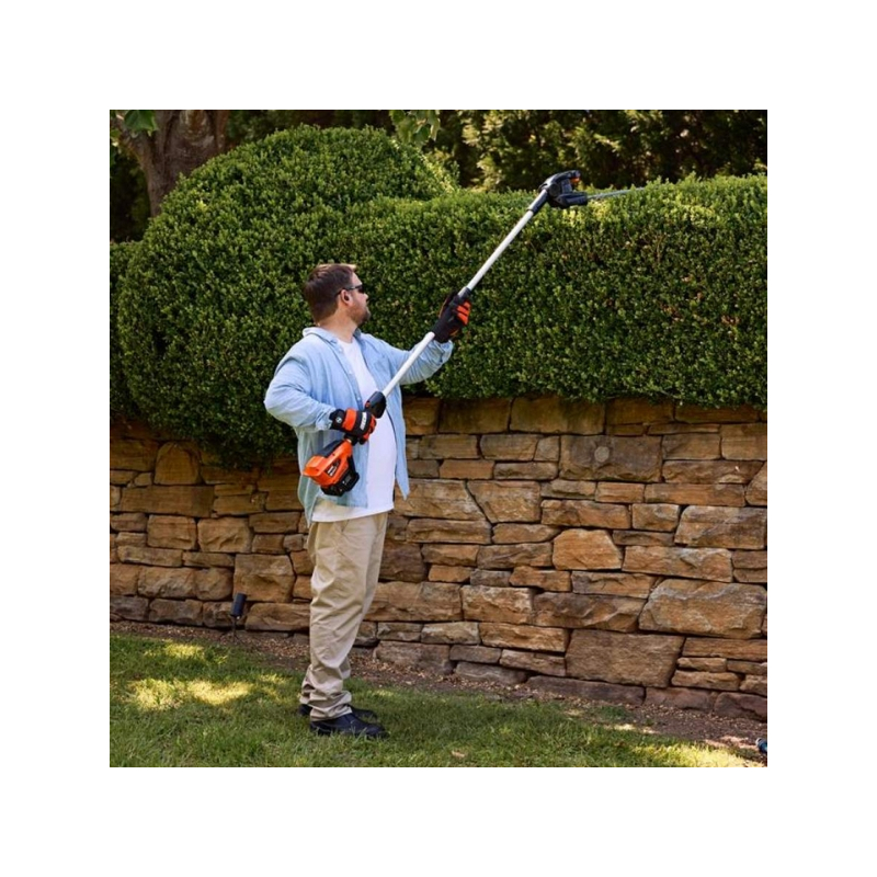 Taille-haie sur perche à batterie Echo DCHCA310, coupe 49cm