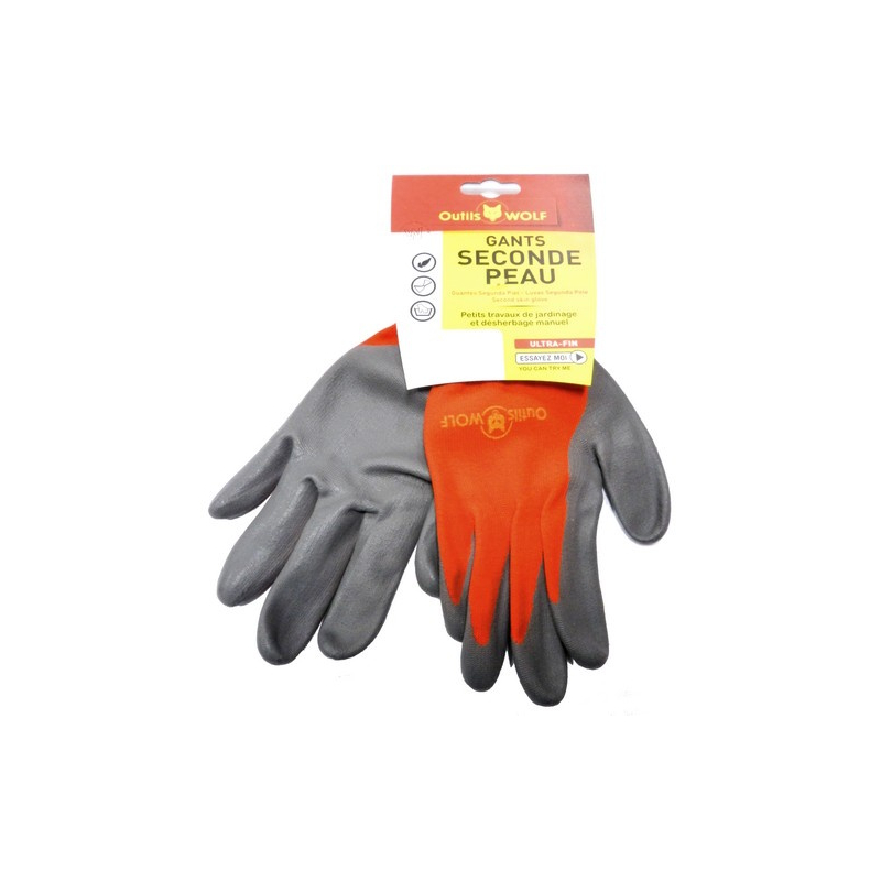Gants Seconde Peau Outils Wolf - GSP Taille 9
