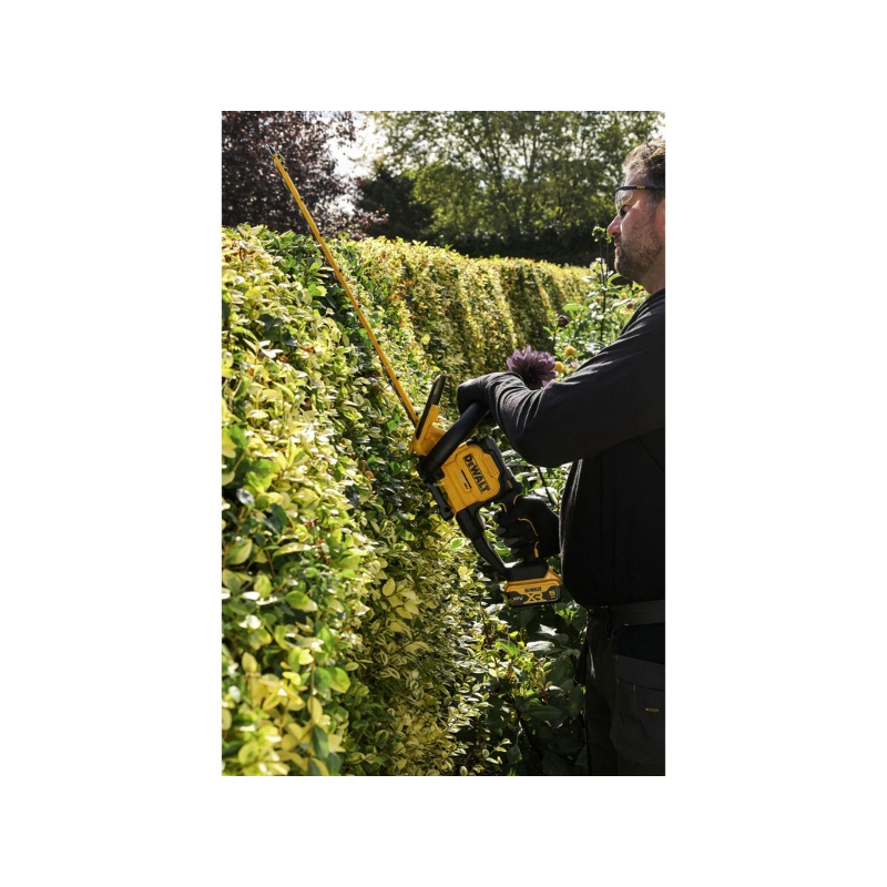 Taille haies avec déflecteur Dewalt 18V lamier 60 cm - DCMHT567N-XJ