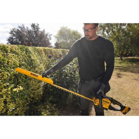 Taille haies avec déflecteur Dewalt 18V lamier 60 cm - DCMHT567N-XJ