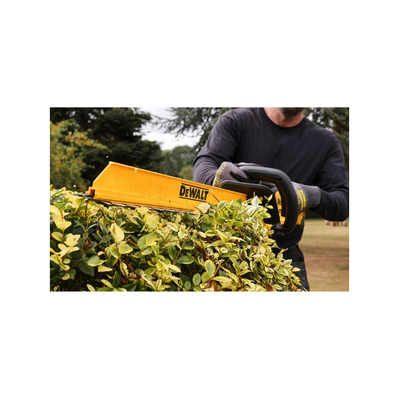 Taille haies avec déflecteur Dewalt 18V lamier 60 cm - DCMHT567N-XJ