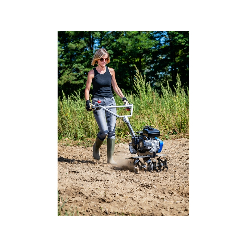 Motobineuse Staub Maxibeche K, largeur de travail  22 à 45 cm, moteur 80 cm3