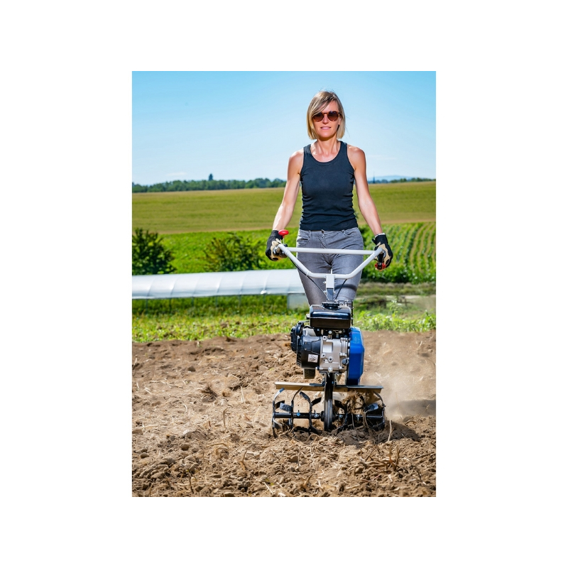 Motobineuse Staub Maxibeche K, largeur de travail  22 à 45 cm, moteur 80 cm3