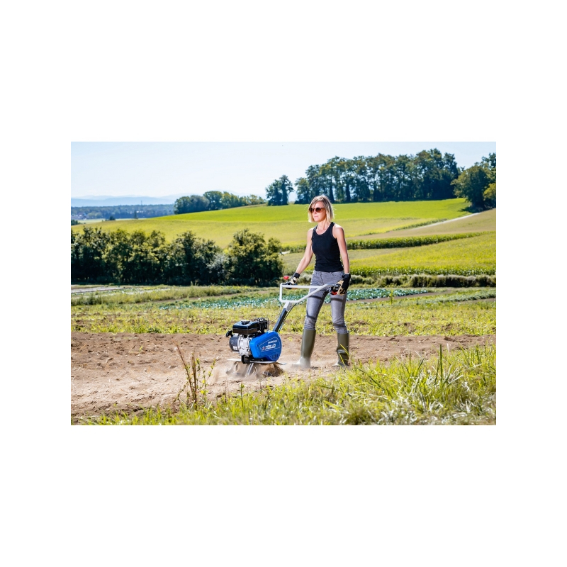 Motobineuse Staub Maxibeche K, largeur de travail  22 à 45 cm, moteur 80 cm3