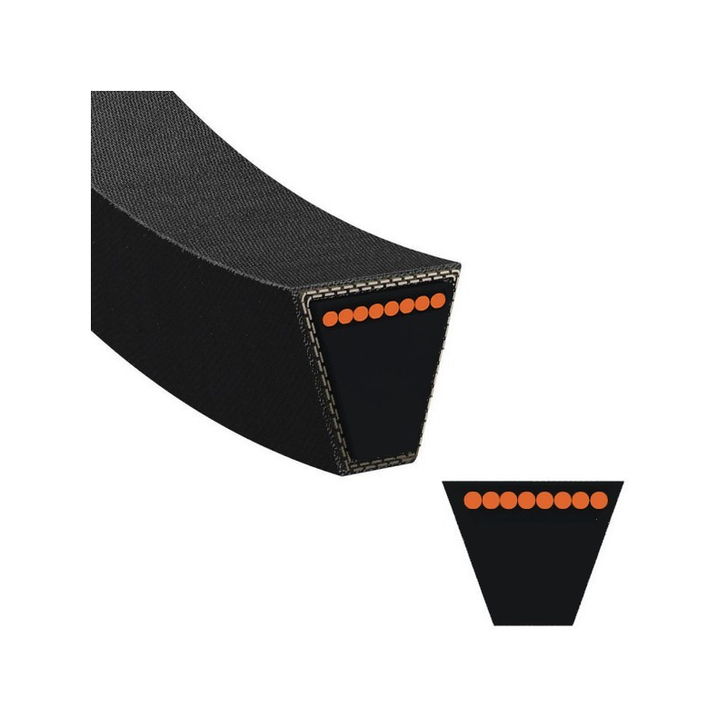 Courroie lisse trapézoïdale Kevlar 3LK37 - 3LK370 - 127442 Mitsuboshi