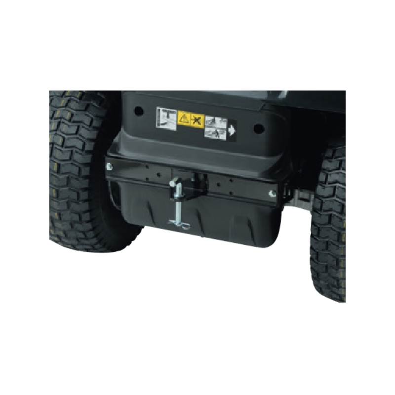 Crochet attelage pour autoportée Cub Cadet LT avec ramassage intégré