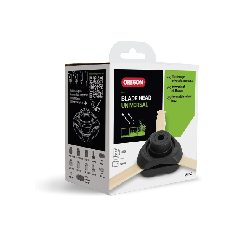 Tête universelle de coupe bordure à 3 couteaux Oregon 655752
