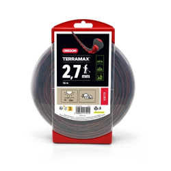 Fil de coupe débroussailleuse Oregon Terramax 2.7 mm