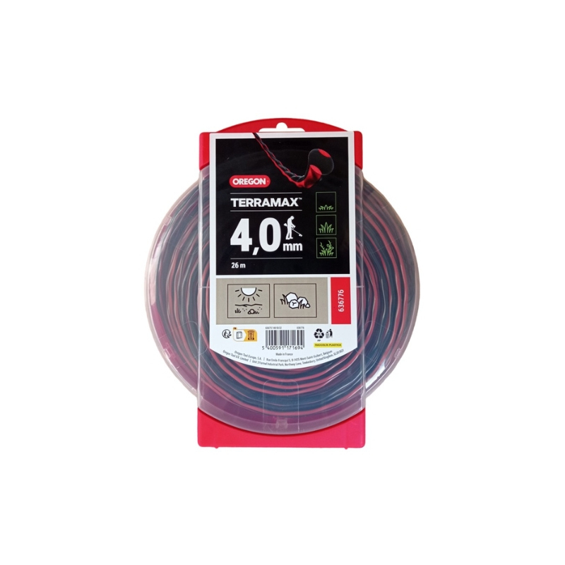 Fil de coupe débroussailleuse Oregon Terramax 4 mm