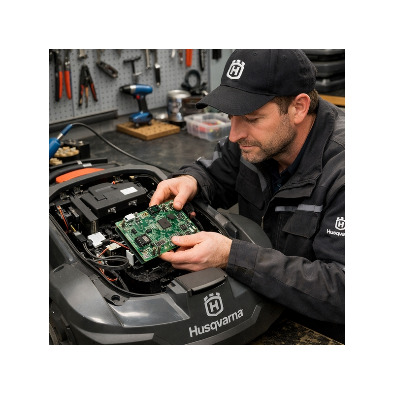 Installation du kit connect robot tondeuse Husqvarna