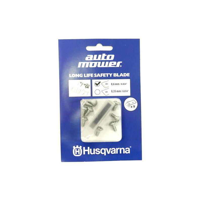 Kit 9 lames tondeuse robot Husqvarna / Gardena / Mc Culloch