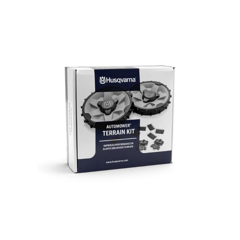Kit Roues jardin en pentes Robot tondeuse Husqvarna Aspire R6V, 308V et 312V