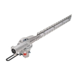 Accessoire multifonction taille-haie universel adaptable débroussailleuse avec renvoi d’angle Ø 24 à 27mm