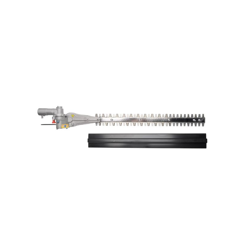 Accessoire multifonction taille-haie universel adaptable débroussailleuse avec renvoi d’angle Ø 24 à 27mm