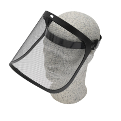 Visiere protection grillagée avec sangle