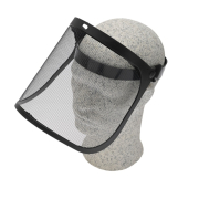 Visiere protection grillagée avec sangle