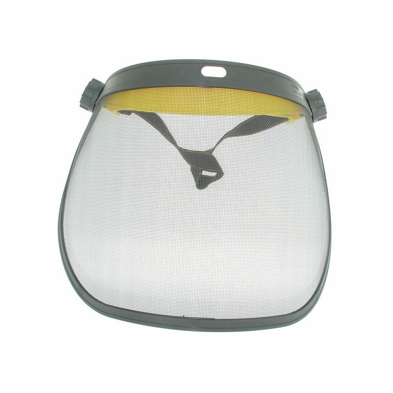 Visiere protection grillagée avec sangle