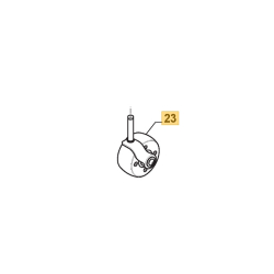 Roue avant gauche tondeuse robot Stiga