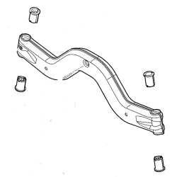 Essieu avant tondeuse autoportée Stihl - 61657002407