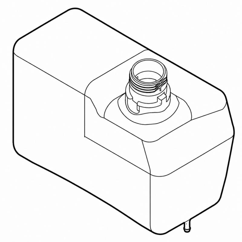 Réservoir essence tondeuse autoportée Stihl / Viking - 61703510400