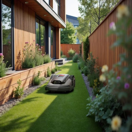 Robot tondeuse RockMow S108 Roborock jusqu'à 800 m², navigation VSLAM