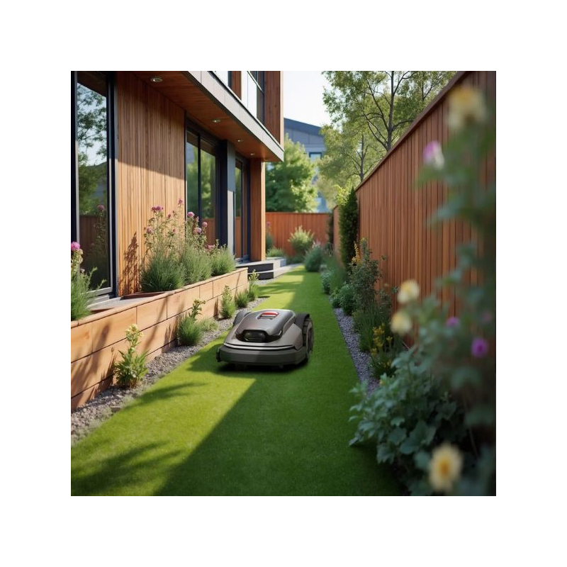 Tondeuse robot sans fil Roborock RockMow S115 - coupe bordure - terrain 1 500 m²