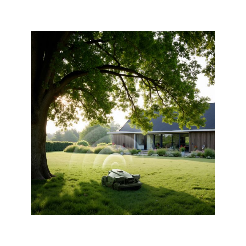 Robot tondeuse sans fil Roborock RockMow Z130 – terrain complexe 3 000 m²