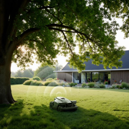 Robot tondeuse sans fil Roborock RockMow Z130 – terrain complexe 3 000 m²