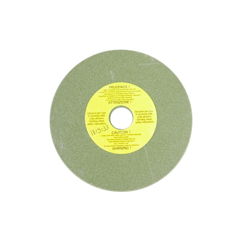 Meule d'affutage verte chaine tronçonneuse en carbure Tecomec 145x22.2x3.2mm