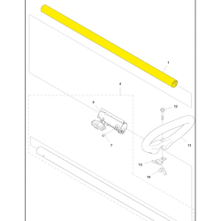 Tube protection transmission débroussailleuse Mc Culloch - 578910201