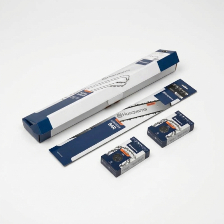 Pack X-Force 1 guide 45cm + 2 chaînes tronçonneuse Husqvarna 545 et 550XP
