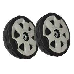 Kit 2 roues arrières complètes tondeuse Husqvarna LC137i / LC140P / LC142i