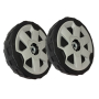 Kit 2 roues arrières complètes tondeuse Husqvarna LC137i / LC140P / LC142i