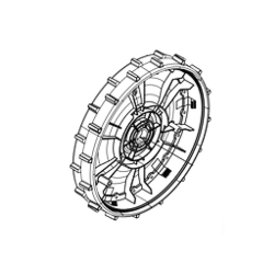 Roue arrière tondeuse robot Husqvarna - 548615101