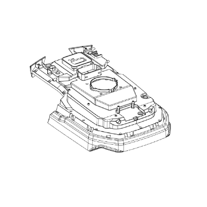 Carter principal robot tondeuse Oleo-Mac R500i, R1000i - YT000373R