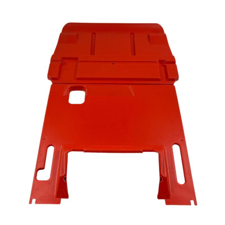 Capot arrière rouge tracteur tondeuse Outils Wolf A80PRO, A80K, A80H, A80B - 28126