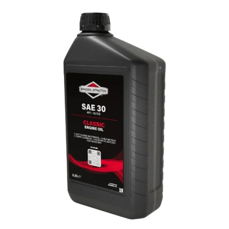 Huile moteur 4T Briggs et Stratton SAE30 2L - 100008E