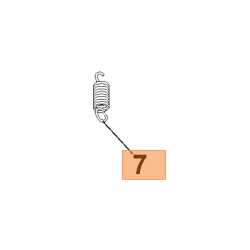 Ressort poignée taille-haies Oleo Mac HT27, HT27L - 58040080