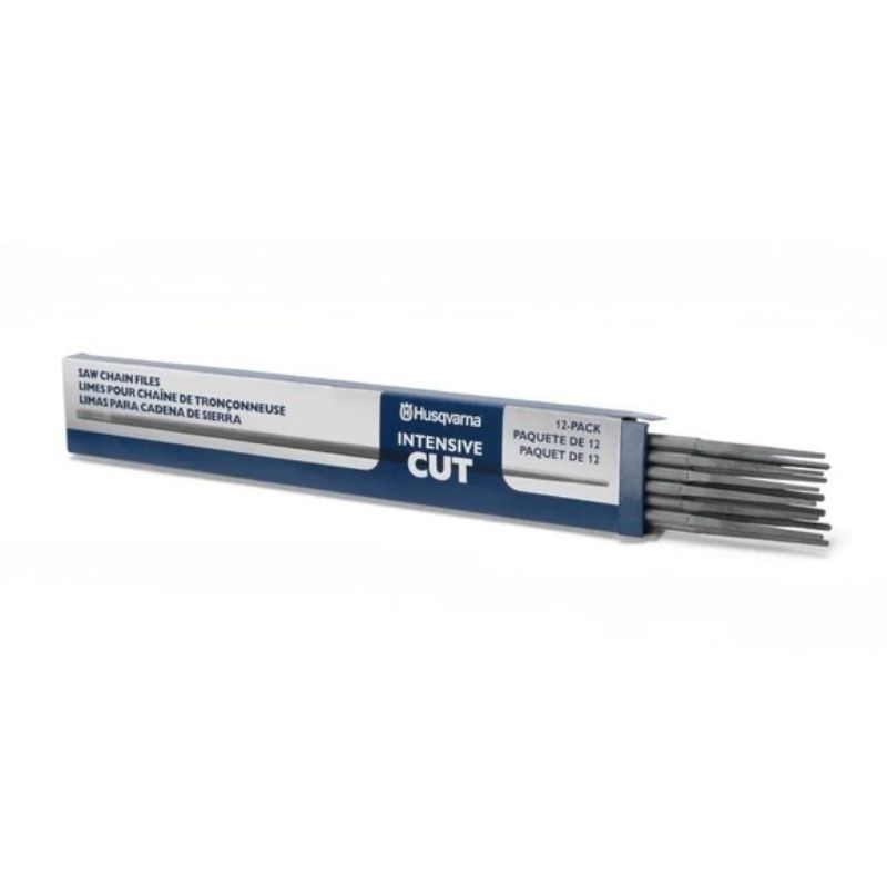 Lot de 12 Limes rondes HUSQVARNA Intensive Cut
