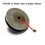 Pastille boitier transmission Mc Culloch Mowcart 66