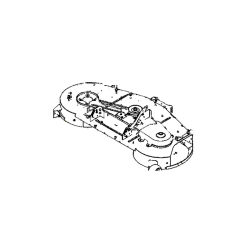 Carter de coupe nu autoportée Husqvarna LGT54DXL - 592618801
