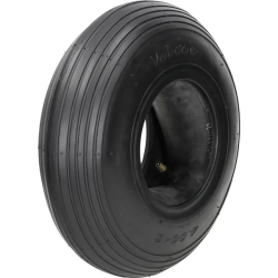 Pneu brouette 400x6, 400-6 4 plis  livré avec chambre à air T-510