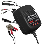 Chargeur de batterie automatique 12V Excel charge tracteur Tondeuse, Quads, Scooter