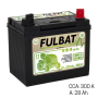 Batterie tracteur tondeuse Fulbat U1R-9 12V 28Ah 300A, + à droite