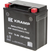Batterie sèche tracteur tondeuse 12V - 14Ah + à droite YTX16LBSKR