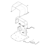 Base recharge tondeuse robot Stiga Autoclip 528S, 530SG, 550SG